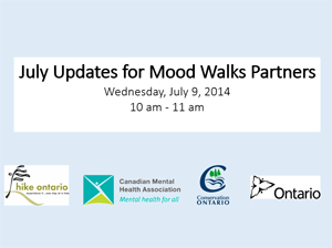 July Updates for Mood Walks Partners